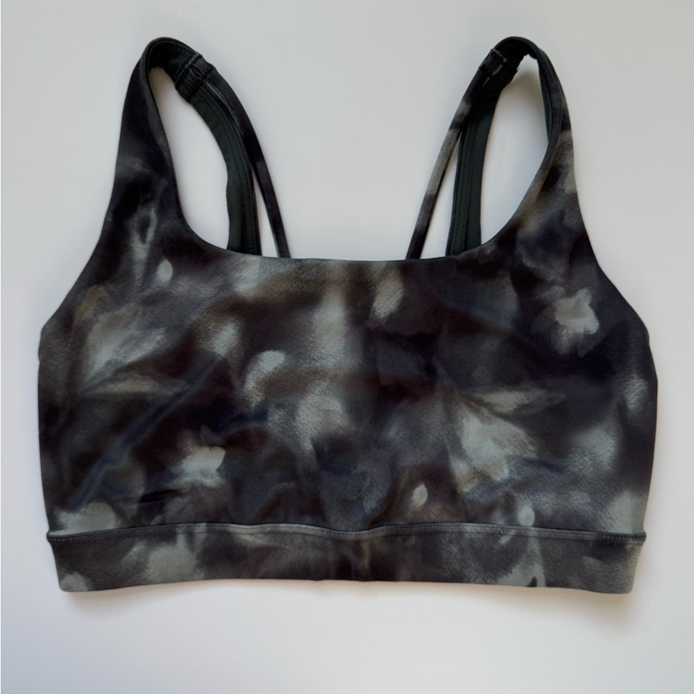 Athleta Exhale Printed Bra D-DD+